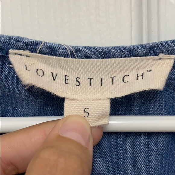 Love stitch denim romper - Picture 4 of 4